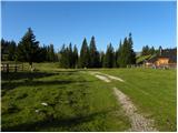 Za Ušivcem - Gradišče (Velika planina)